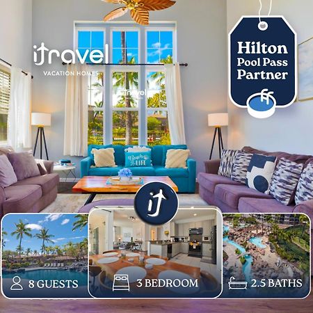 Hilton Pool Pass Included - Stylish Central Villa Mins To Beach Pool & Spa ไวโคโลอา ภายนอก รูปภาพ